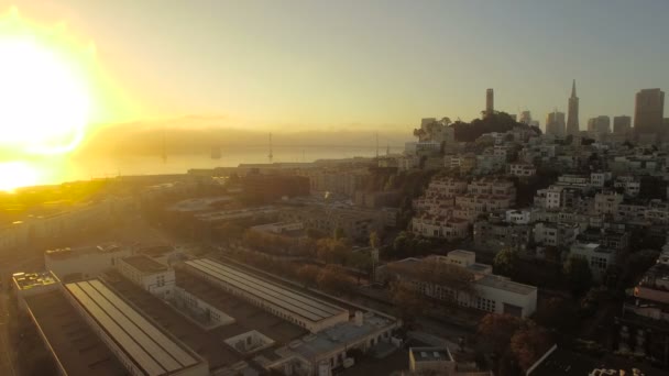 Vídeo Aéreo San Francisco California — Vídeos de Stock