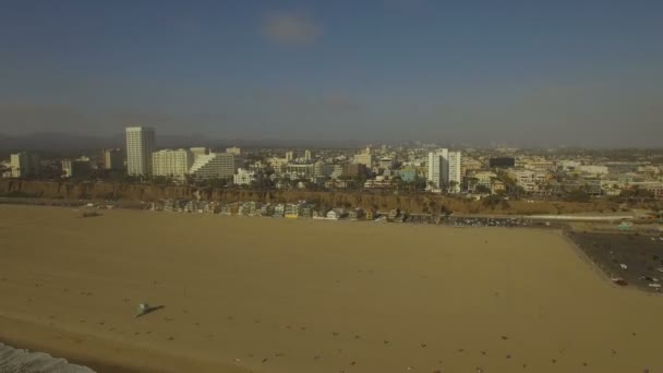 California Santa Monica Hava Video — Stok video