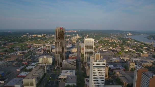 Aerial Video Little Rock Arkansas — Stock Video