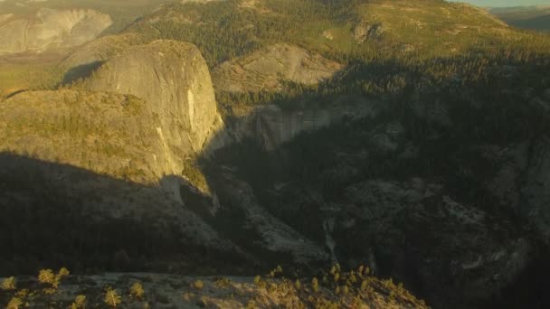 Vídeo Aéreo Del Parque Nacional Yosemite California — Vídeos de Stock