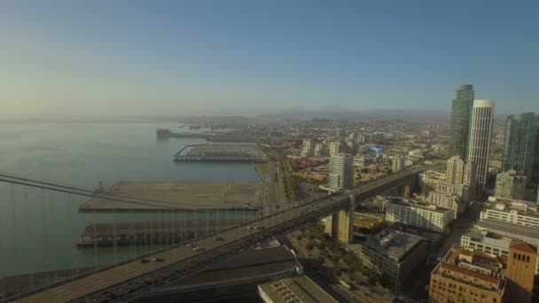 Luftbild Von San Francisco Kalifornien — Stockvideo