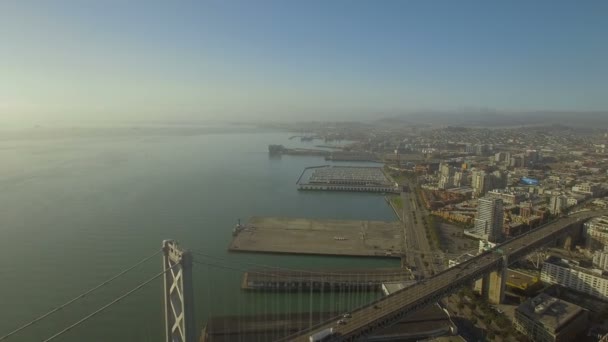 Luftbild Von San Francisco Kalifornien — Stockvideo