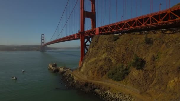 Luchtfoto Video Van San Francisco Californië — Stockvideo