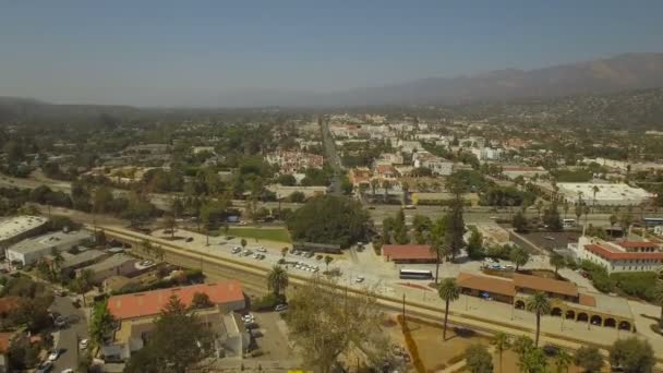 Vídeo Aéreo Santa Barbara California — Vídeo de stock