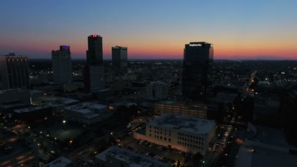 Luchtfoto Video Van Little Rock Arkansas — Stockvideo