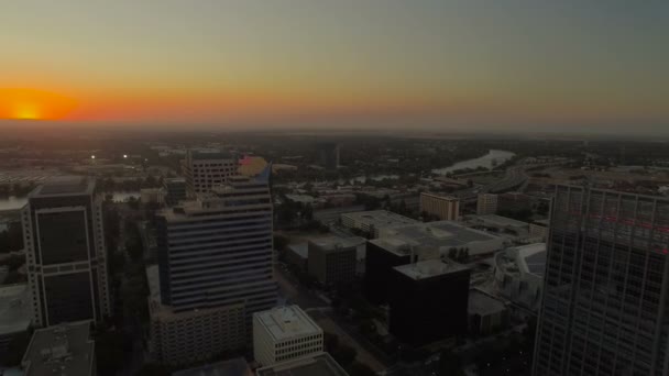 Aerial Video Sacramento California — Stock Video