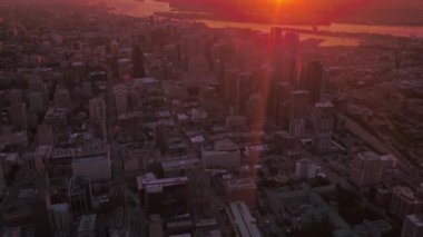 Hava Kanada Montreal city adlı güzel bir sabah sunrise