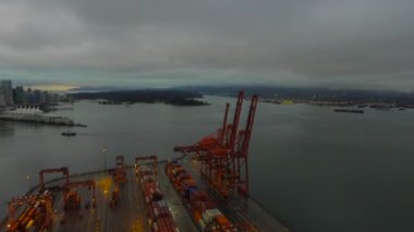 Vancouver Bc Kanada hava video 