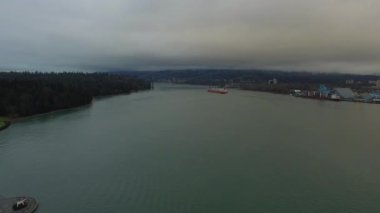 Vancouver Bc Kanada hava video 