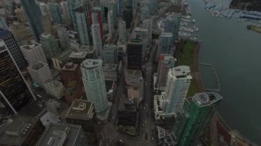 Vancouver Bc Kanada hava video 