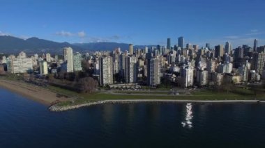 Vancouver Bc Kanada hava video 