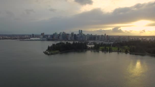 Aerial Video Vancouver Kanada — Stockvideo