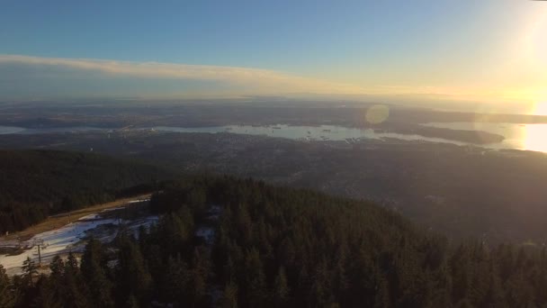 Vídeo Aéreo Vancouver Canadá — Vídeo de Stock