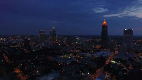 Légi Video Ból Atlantai Georgia — Stock videók