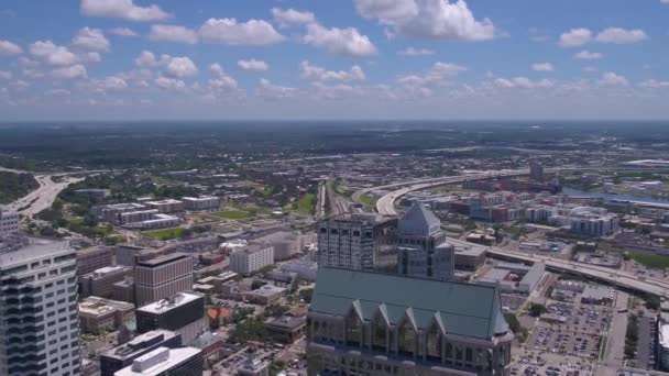 Şehir Tampa Çevresinde Güneşli Bir Hava Video — Stok video