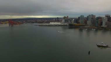Vancouver Bc Kanada hava video 
