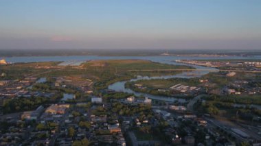 Hava Delaware Wilmington gün batımı gün