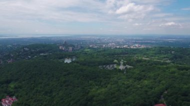 Montreal Kanada hava güneşli bir günde şehir merkezinde