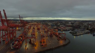 Vancouver Bc Kanada hava video 
