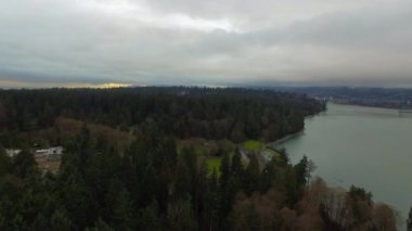Vancouver Bc Kanada hava video 