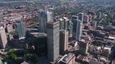 Montreal Kanada hava güneşli bir günde şehir merkezinde