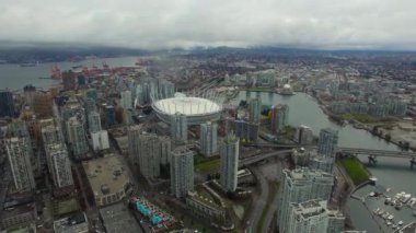 Vancouver Bc Kanada hava video 