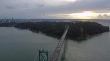 Vancouver Bc Kanada hava video 