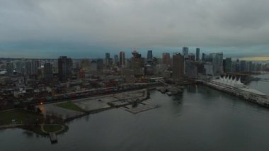Vancouver Bc Kanada hava video 