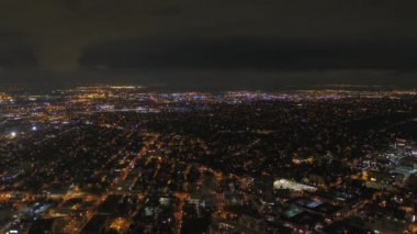 Şehir Denver geceleri hava video.