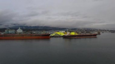 Vancouver Bc Kanada hava video 