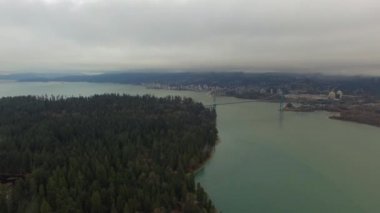 Vancouver Bc Kanada hava video 