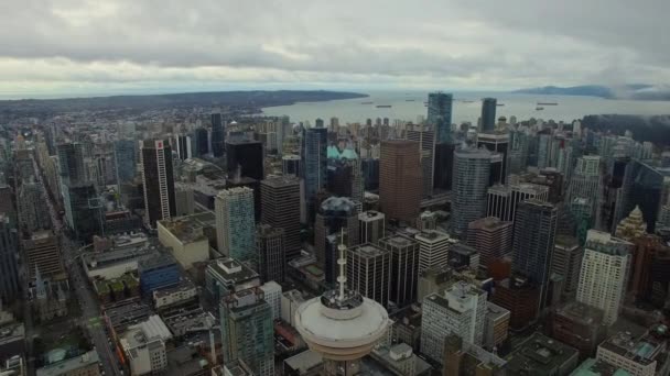 Vídeo Aéreo Vancouver Canadá — Vídeos de Stock