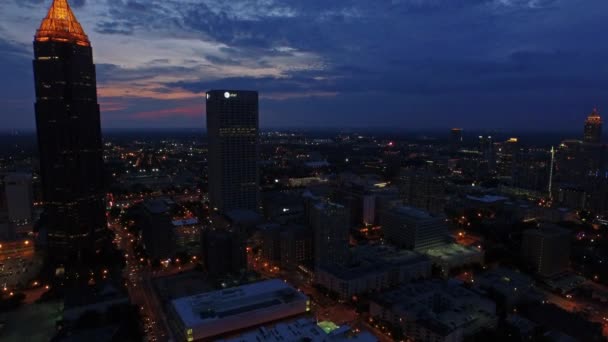 Luchtfoto Video Van Atlanta Georgia — Stockvideo