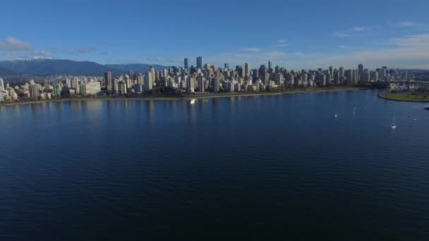 Vídeo Aéreo Vancouver Canadá — Vídeos de Stock