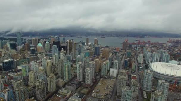 Vídeo Aéreo Vancouver Canadá — Vídeo de Stock