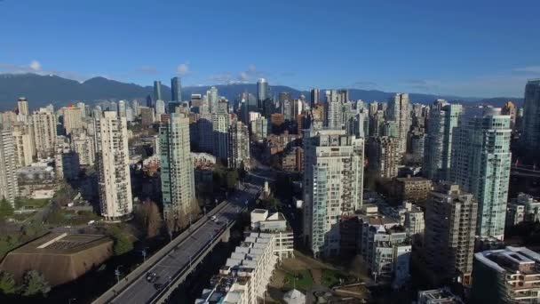 Vídeo Aéreo Vancouver Canadá — Vídeo de Stock