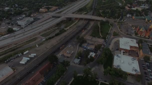 Vídeo Aéreo Colorado Springs Colorado — Vídeo de Stock