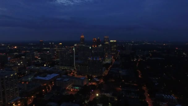 ジョージア州のアトランタの空撮 — ストック動画