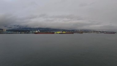 Vancouver Bc Kanada hava video 