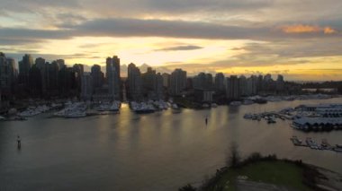 Vancouver Bc Kanada hava video 