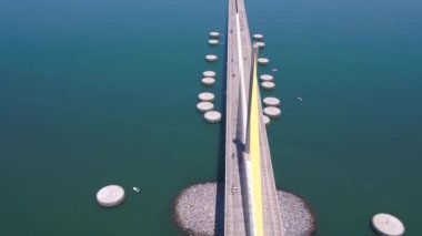 Şehir Tampa ve çevresinde güneşli bir hava video.