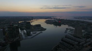 Maryland Baltimore hava video.