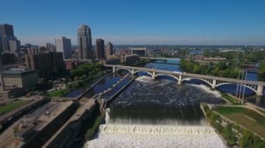Minneapolis Minnesota hava video.