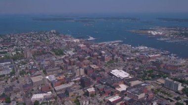 Şehir Portland güneşli bir hava video