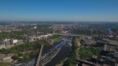 Minneapolis Minnesota hava video.