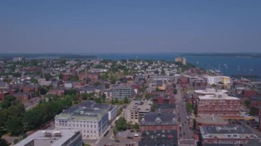 Şehir Portland güneşli bir hava video