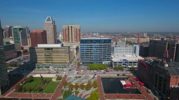 Vídeo Aéreo Baltimore Maryland — Vídeo de Stock