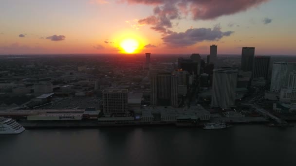 Vídeo Aéreo Nova Orleães Louisiana — Vídeo de Stock