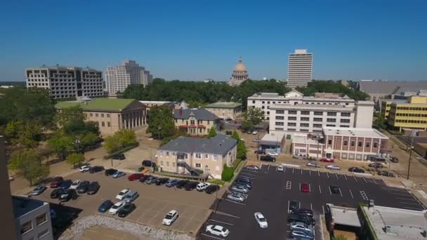 Aerial Video Jackson Mississippi — Stockvideo