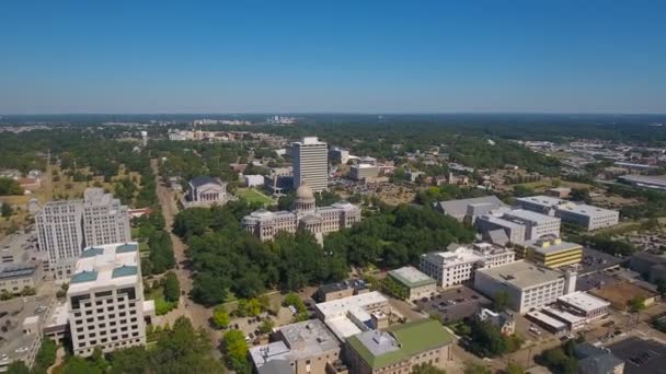 Aerial Video Jackson Mississippi — Stockvideo